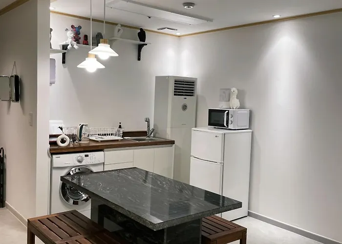 Appartement 홍대입구역에서 30초 퀸 Q 사이즈 침대 3 Ott Wifi New Open